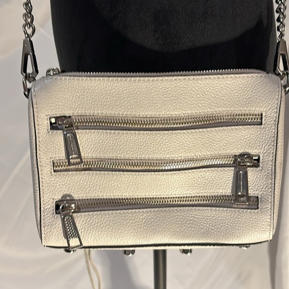 Rebecca Minkoff Pebbled Leather Mini Crossbody Bag - Picture 2 of 13